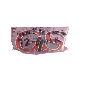 GS Buick Front Emblem 1972 Red Silver 5220015 3.25" New Sealed